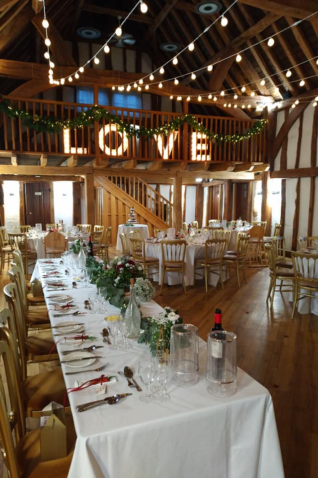 The Tudor Barn, Burnham Wedding Venue