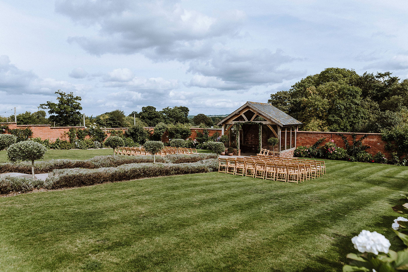 Upton Barn & Walled Garden Wedding Venue
