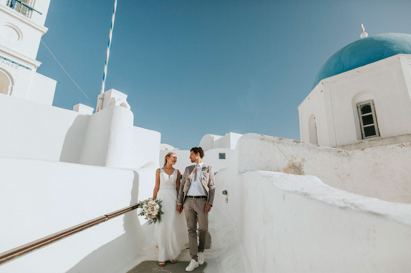 Romantic El Viento Wedding in Greece