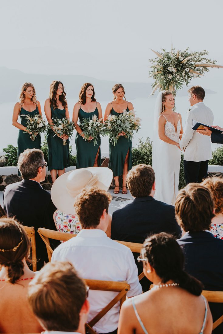 Epic Santorini Wedding