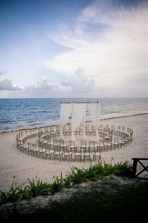 Spiral Wedding Seating